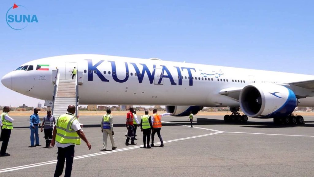 السودان – “ميرور نيوز”: هبوط أول رحلة دولية مباشرة للخطوط الجوية الكويتية بمطار الخرطوم